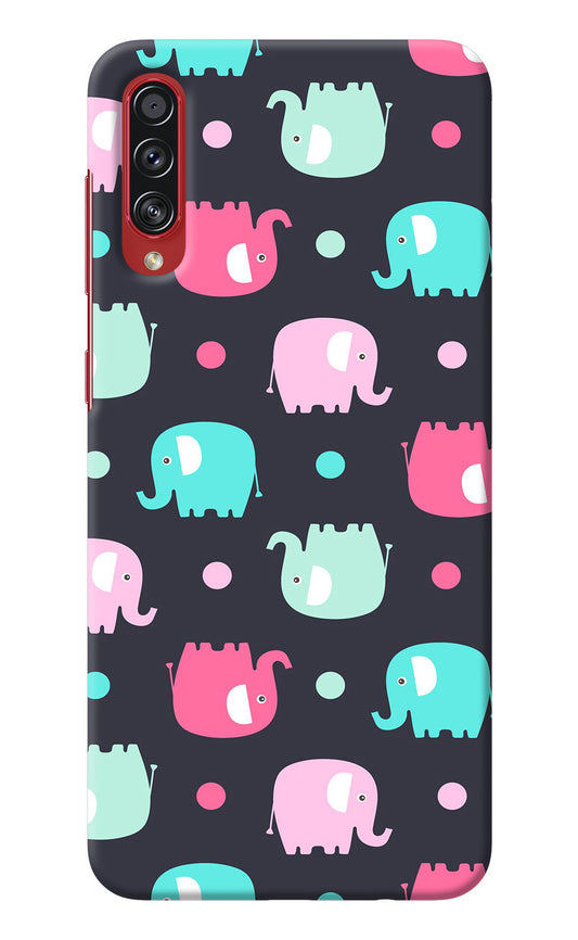 Elephants Samsung A70s Back Cover