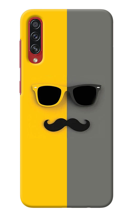 Sunglasses with Mustache Samsung A70s Back Cover