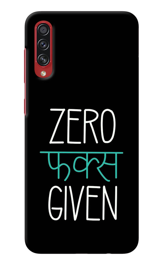 Zero Fucks Given Samsung A70s Back Cover