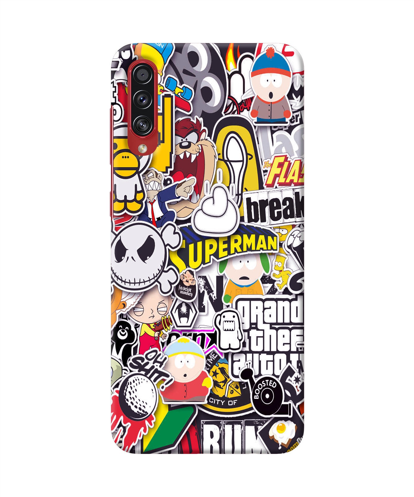 Sticker Bomb Samsung A70s Back Cover