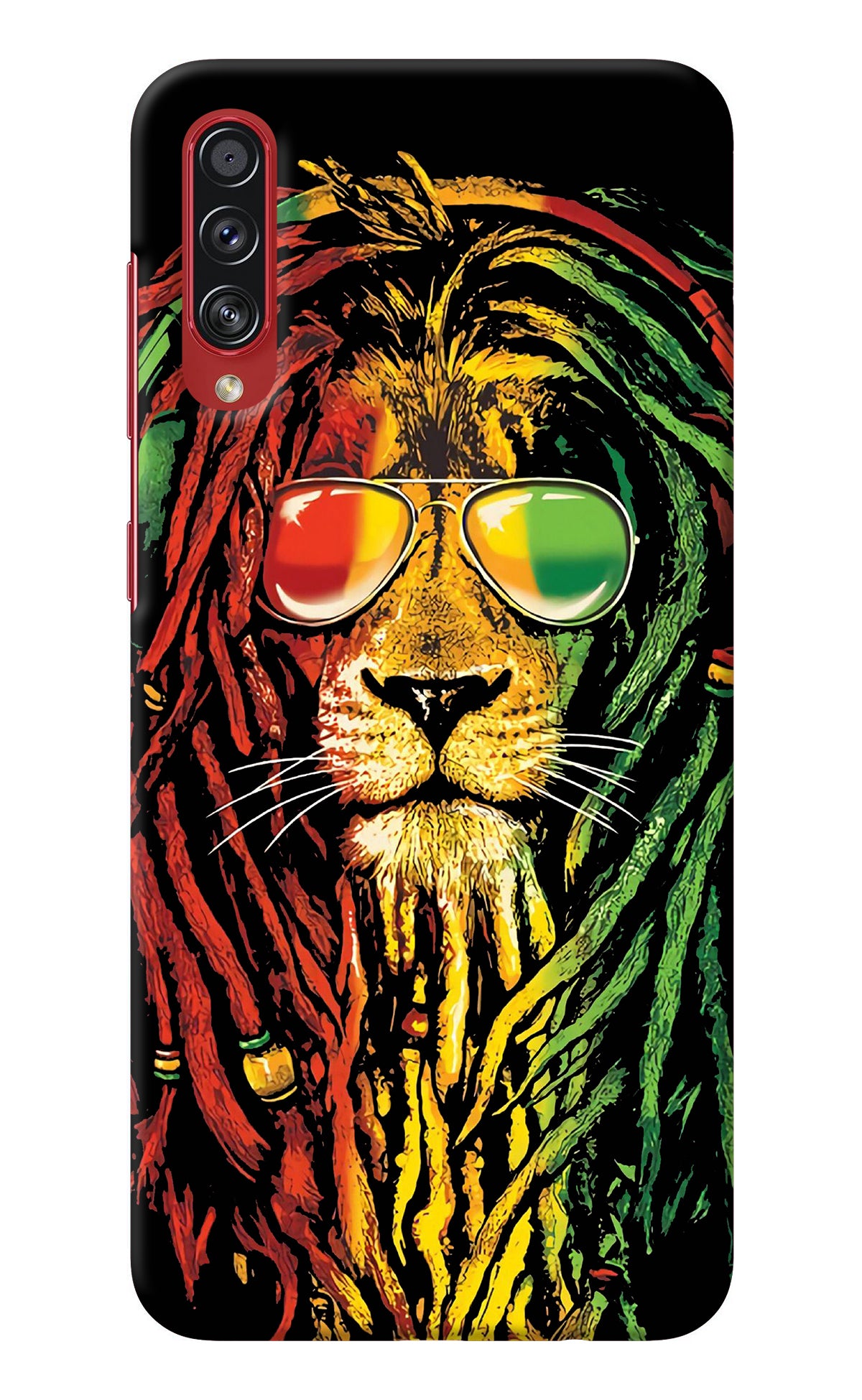 Rasta Lion Samsung A70s Back Cover