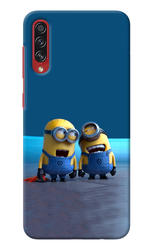 Minion Laughing Samsung A70s Back Cover