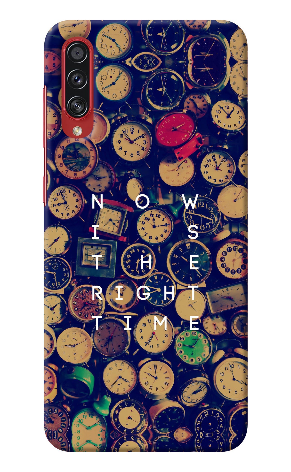 Now is the Right Time Quote Samsung A70s Back Cover