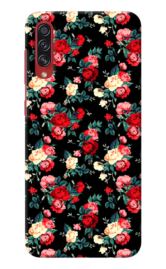 Rose Pattern Samsung A70s Back Cover