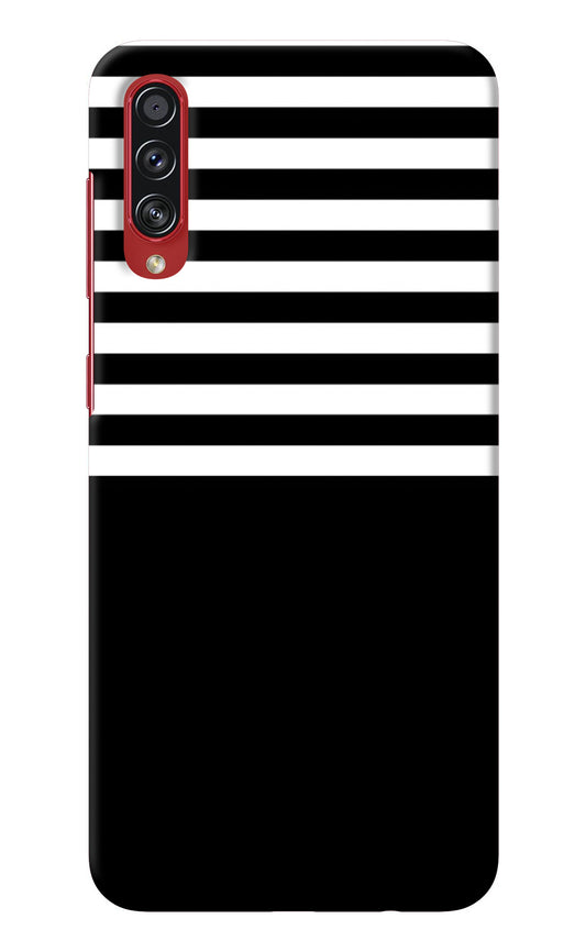 Black and White Print Samsung A70s Back Cover