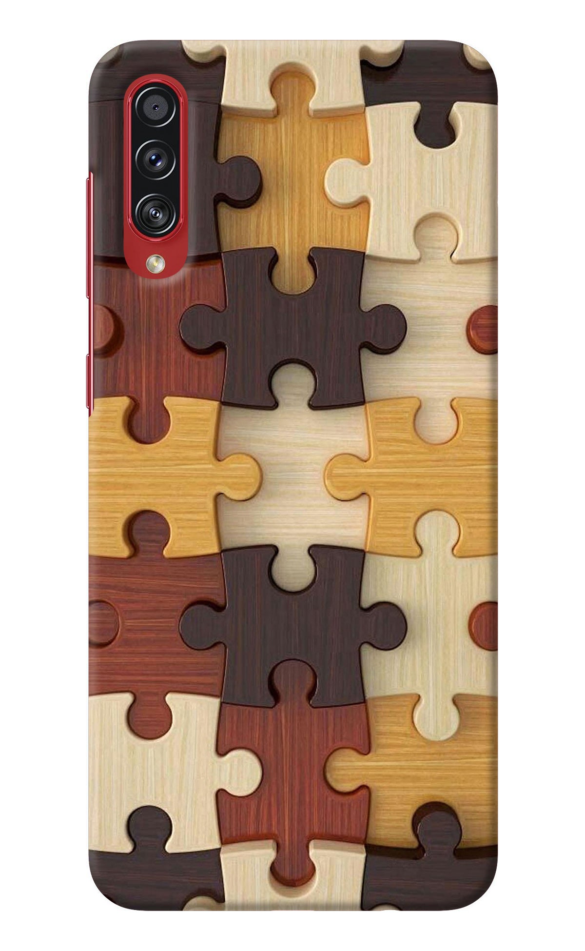 Wooden Puzzle Samsung A70s Back Cover