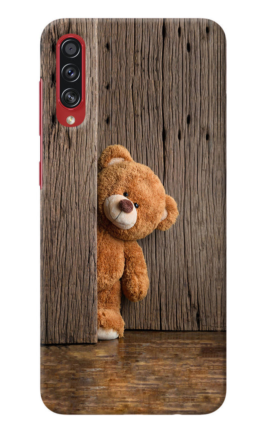 Teddy Wooden Samsung A70s Back Cover