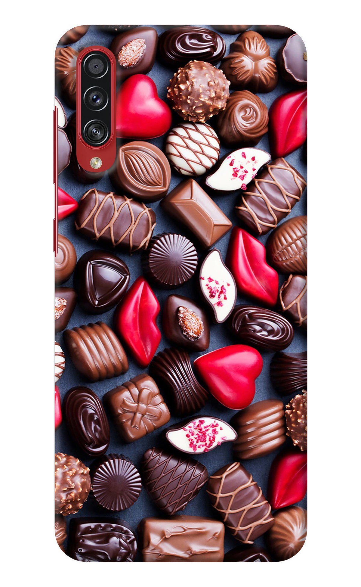 Chocolates Samsung A70s Back Cover