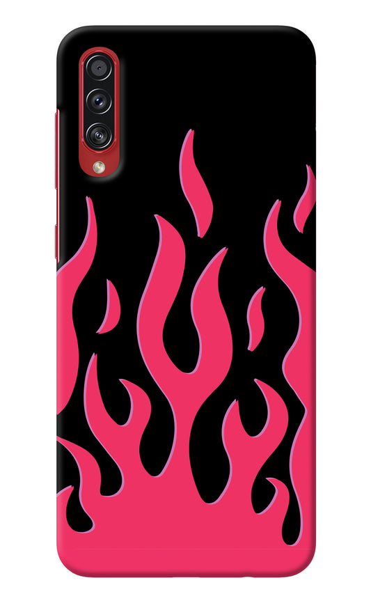 Fire Flames Samsung A70s Back Cover