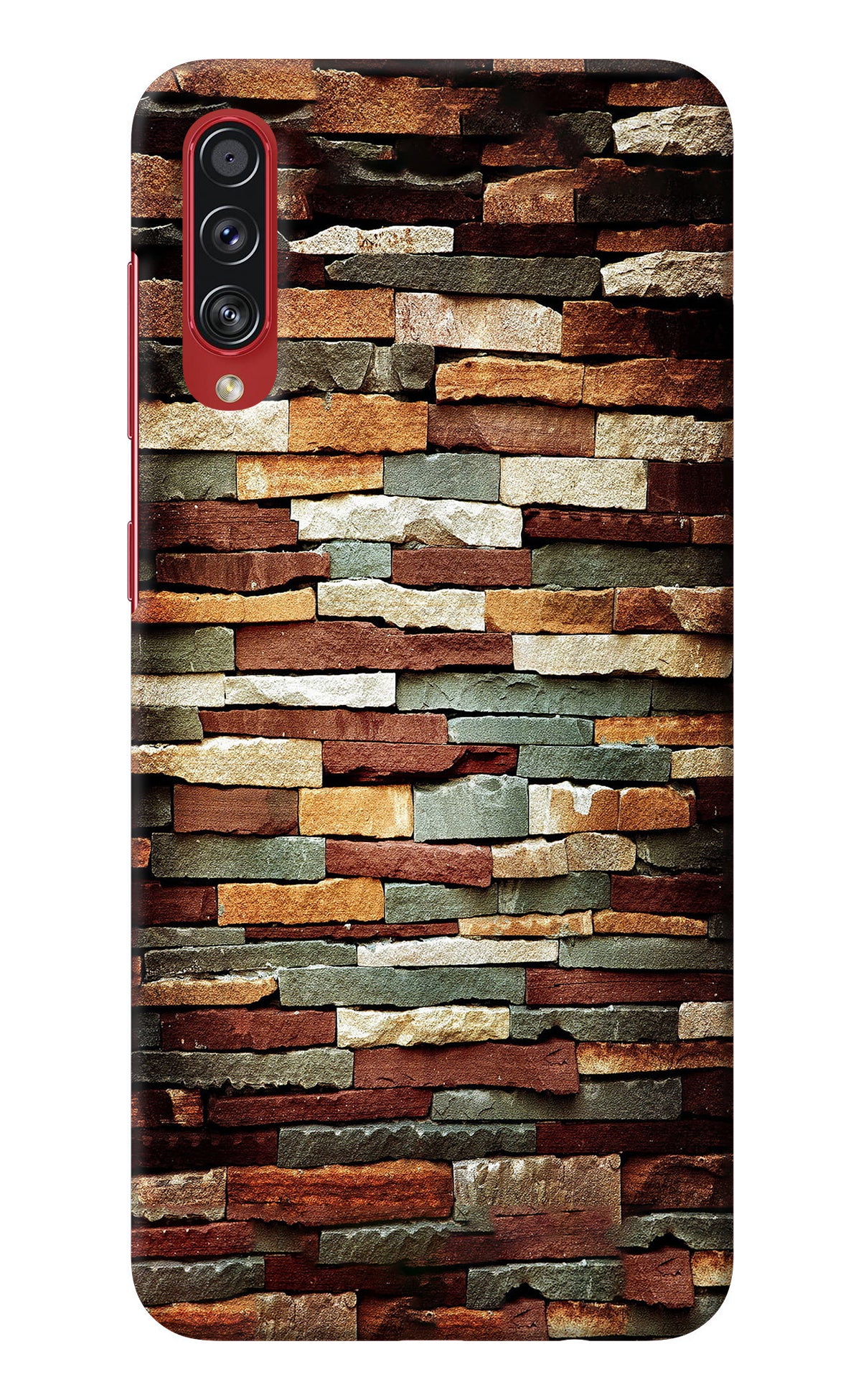 Bricks Pattern Samsung A70s Back Cover