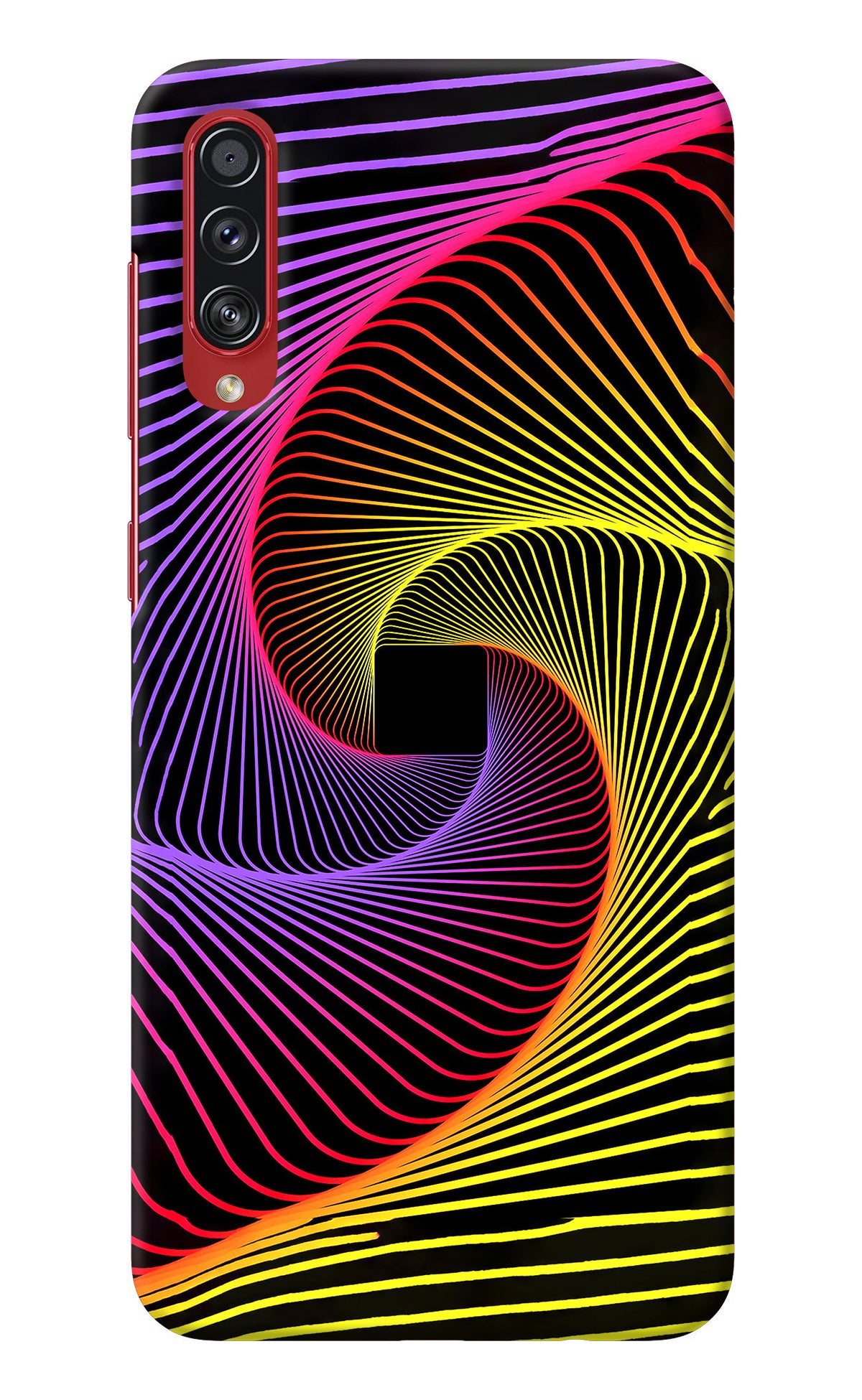 Colorful Strings Samsung A70s Back Cover