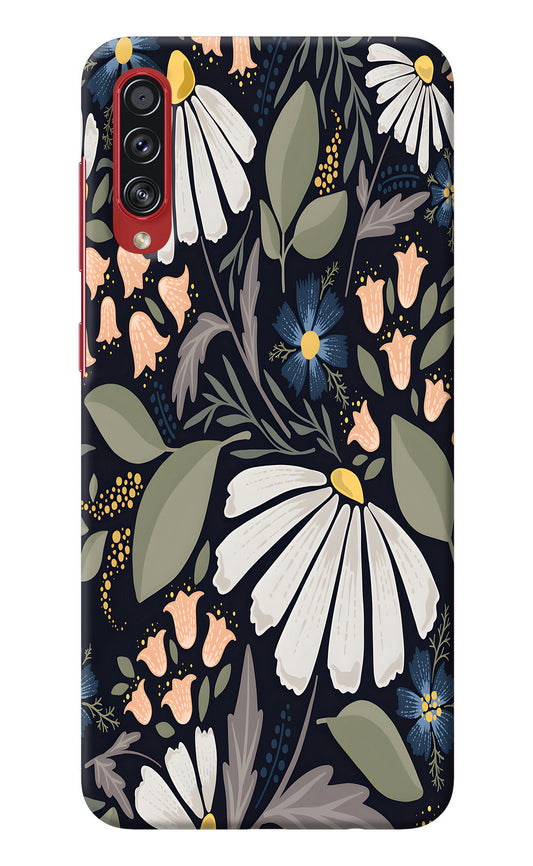 Flowers Art Samsung A70s Back Cover