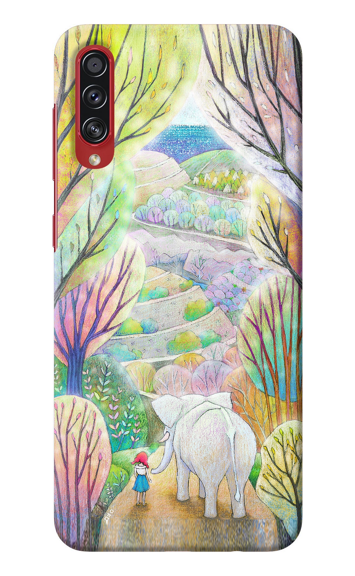 Nature Painting Samsung A70s Back Cover