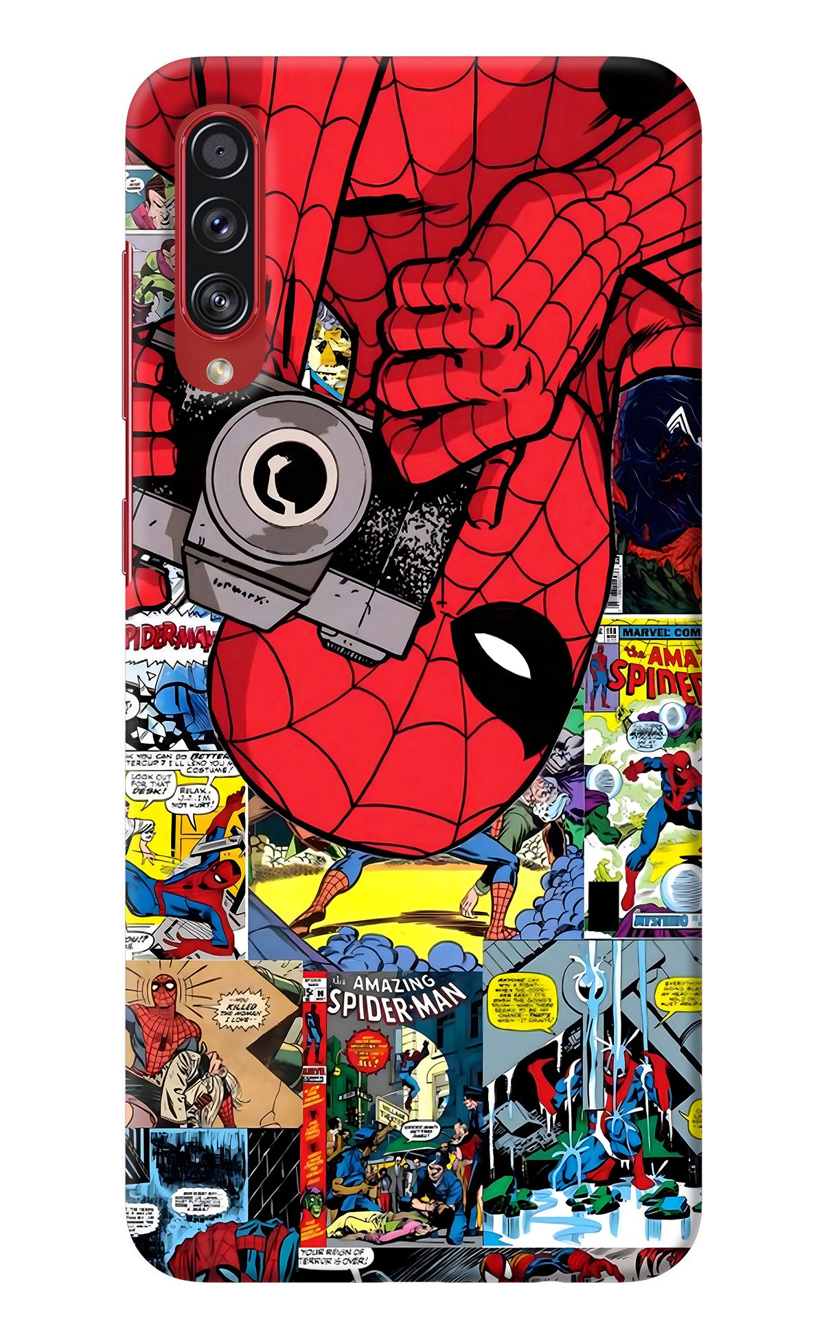 Spider Man Samsung A70s Back Cover