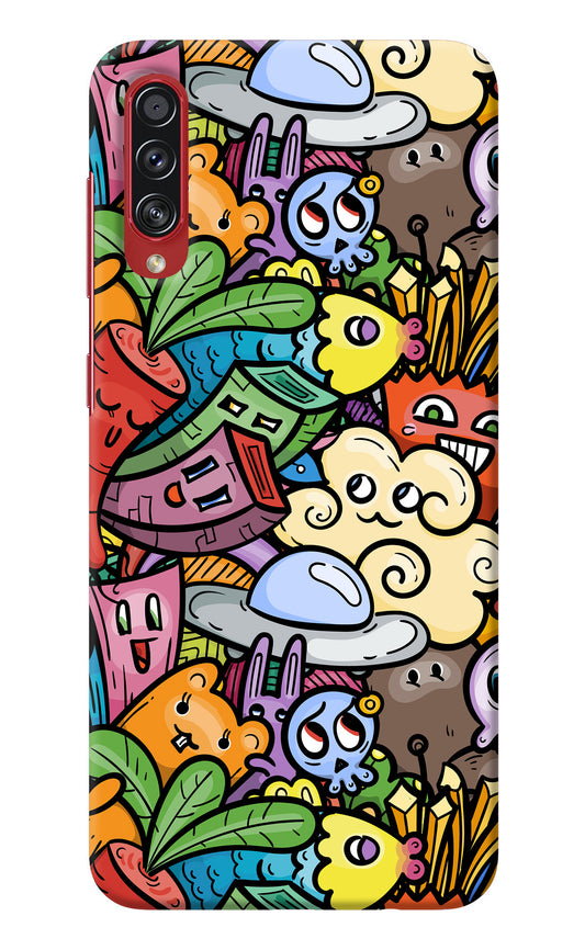 Veggie Doodle Samsung A70s Back Cover