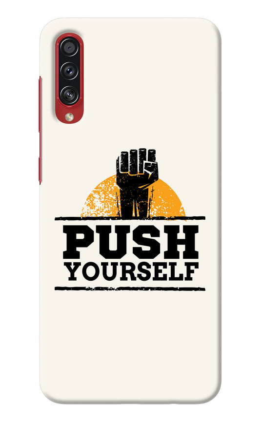 Push Yourself Samsung A70s Back Cover