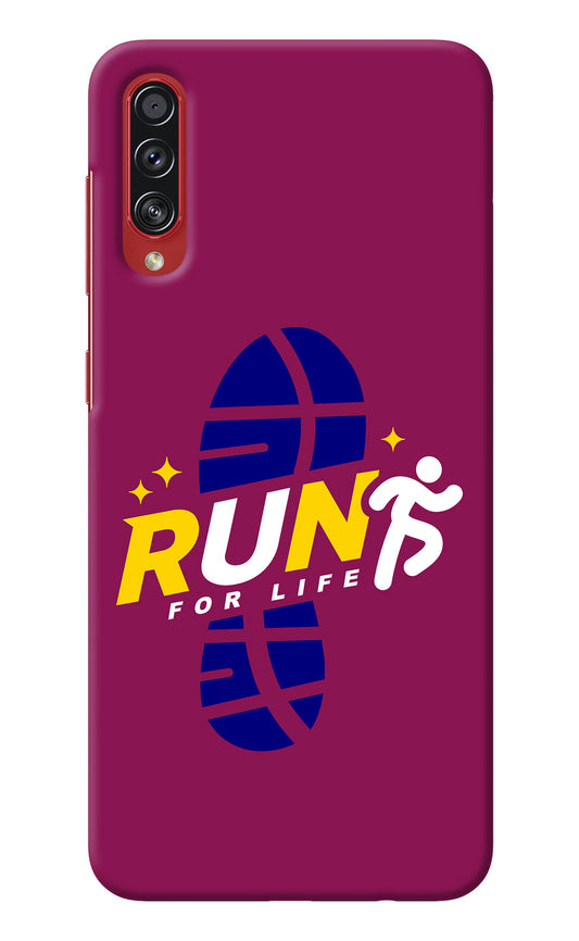 Run for Life Samsung A70s Back Cover