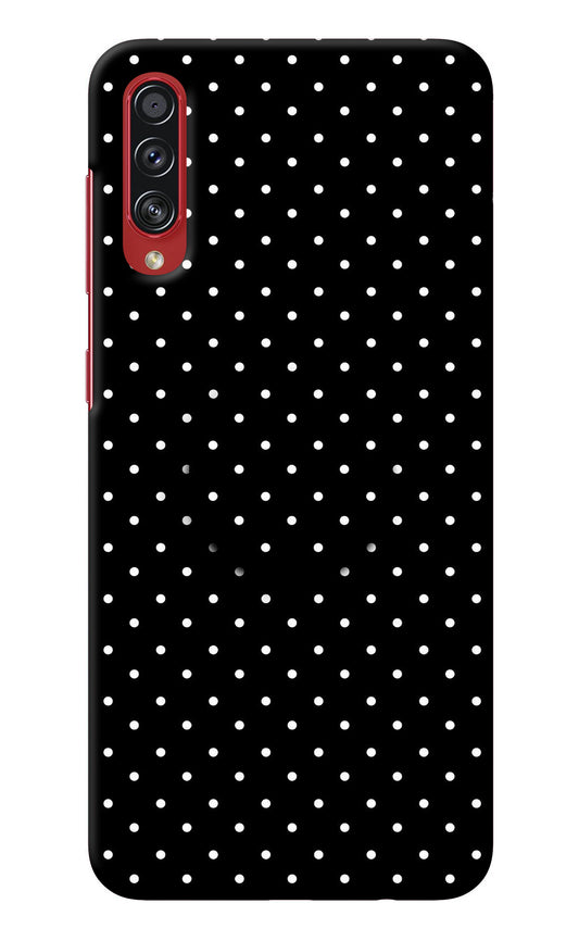 White Dots Samsung A70s Pop Case