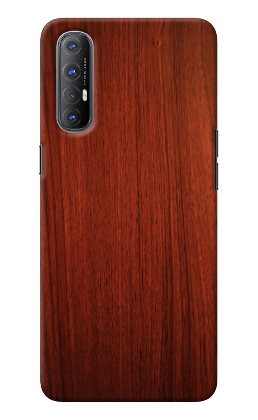 Wooden Plain Pattern Oppo Reno3 Pro Back Cover