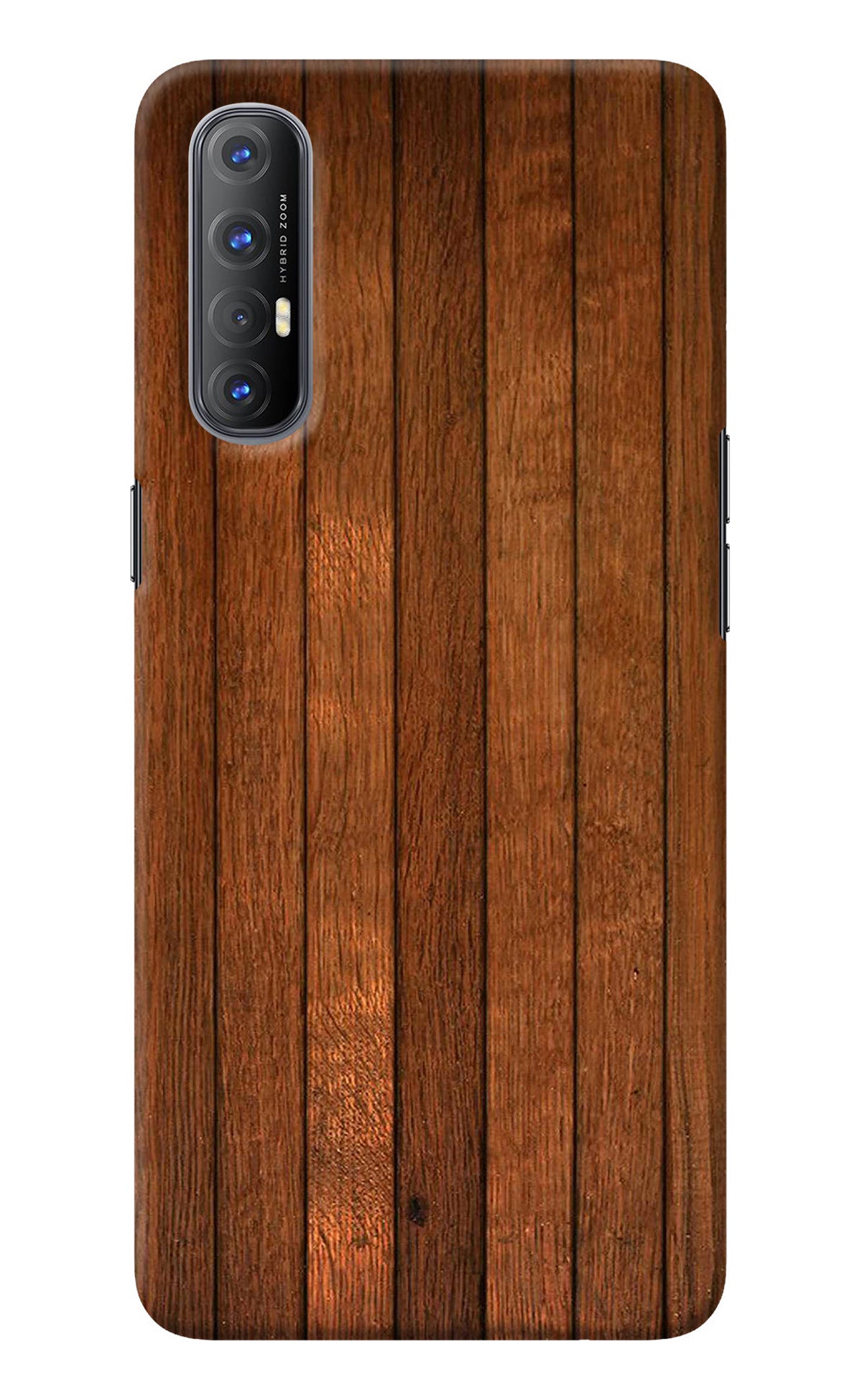 Wooden Artwork Bands Oppo Reno3 Pro Back Cover