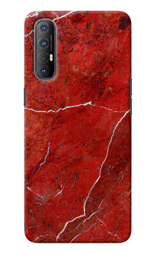 Red Marble Design Oppo Reno3 Pro Back Cover