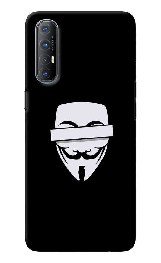 Anonymous Face Oppo Reno3 Pro Back Cover
