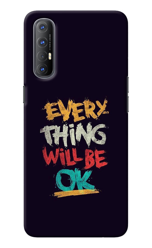 Everything Will Be Ok Oppo Reno3 Pro Back Cover