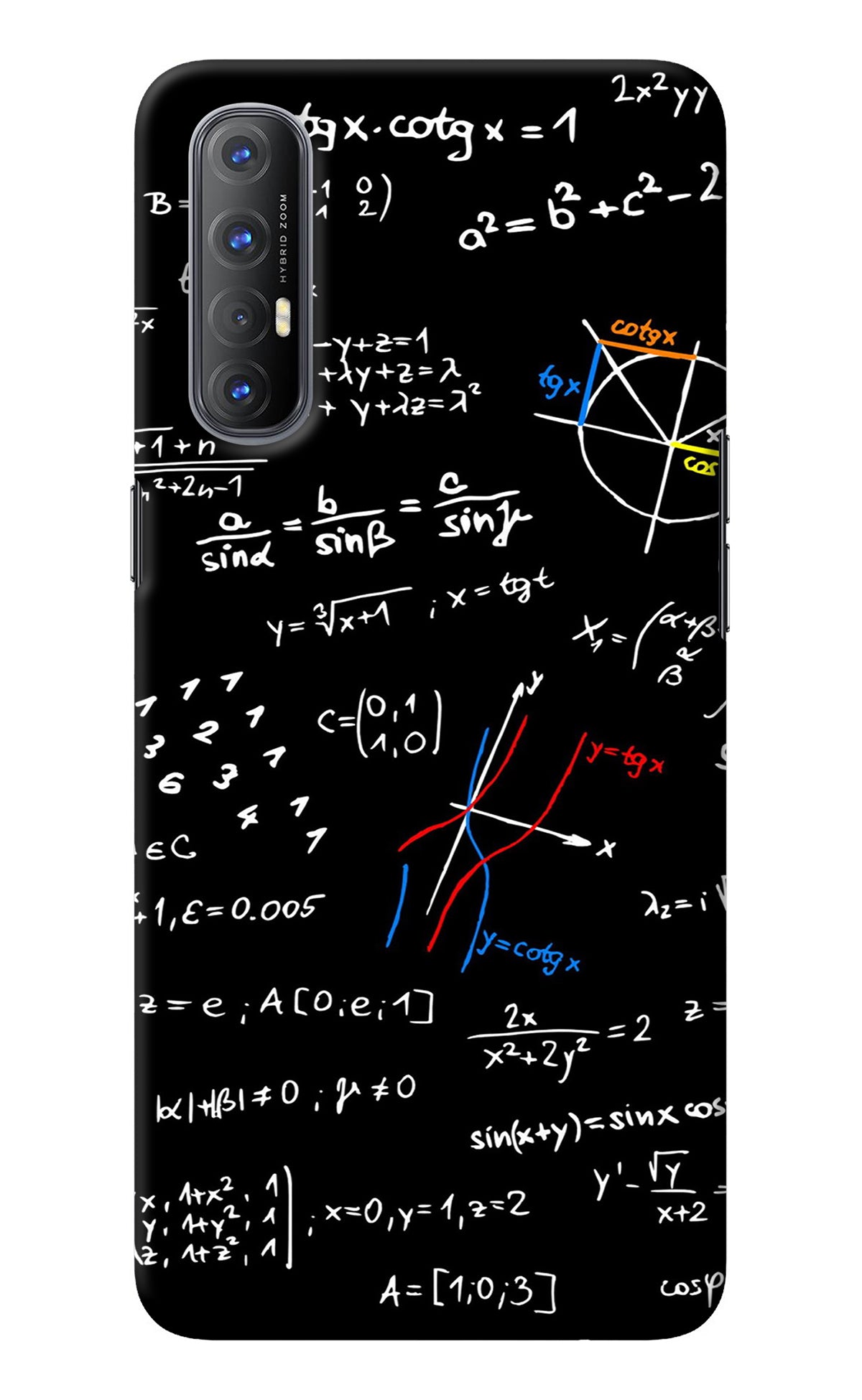 Mathematics Formula Oppo Reno3 Pro Back Cover