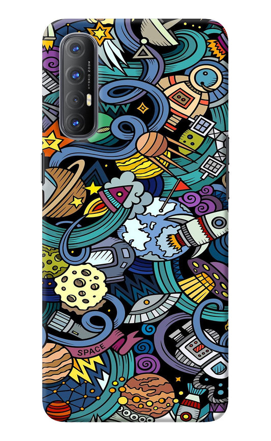 Space Abstract Oppo Reno3 Pro Back Cover