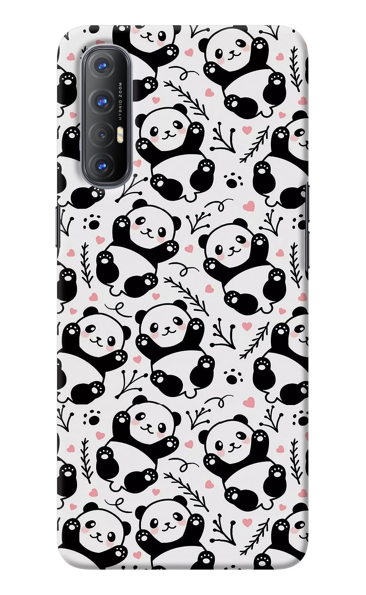 Cute Panda Oppo Reno3 Pro Back Cover