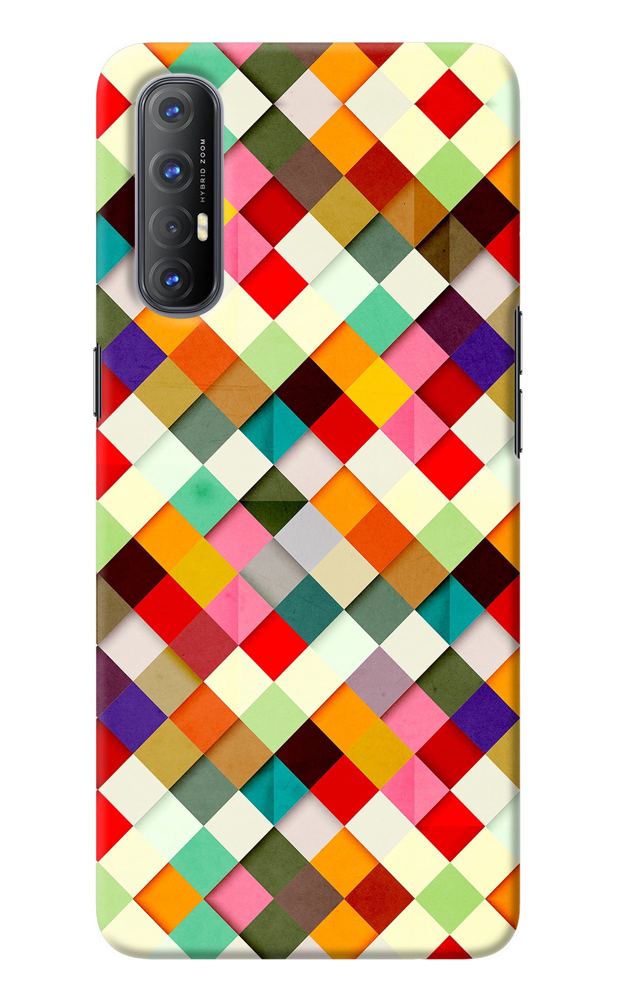 Geometric Abstract Colorful Oppo Reno3 Pro Back Cover