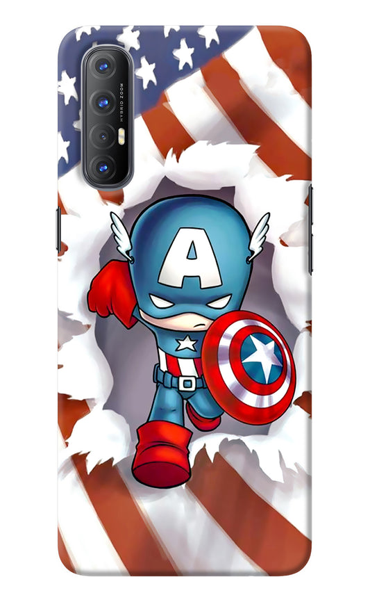 Captain America Oppo Reno3 Pro Back Cover