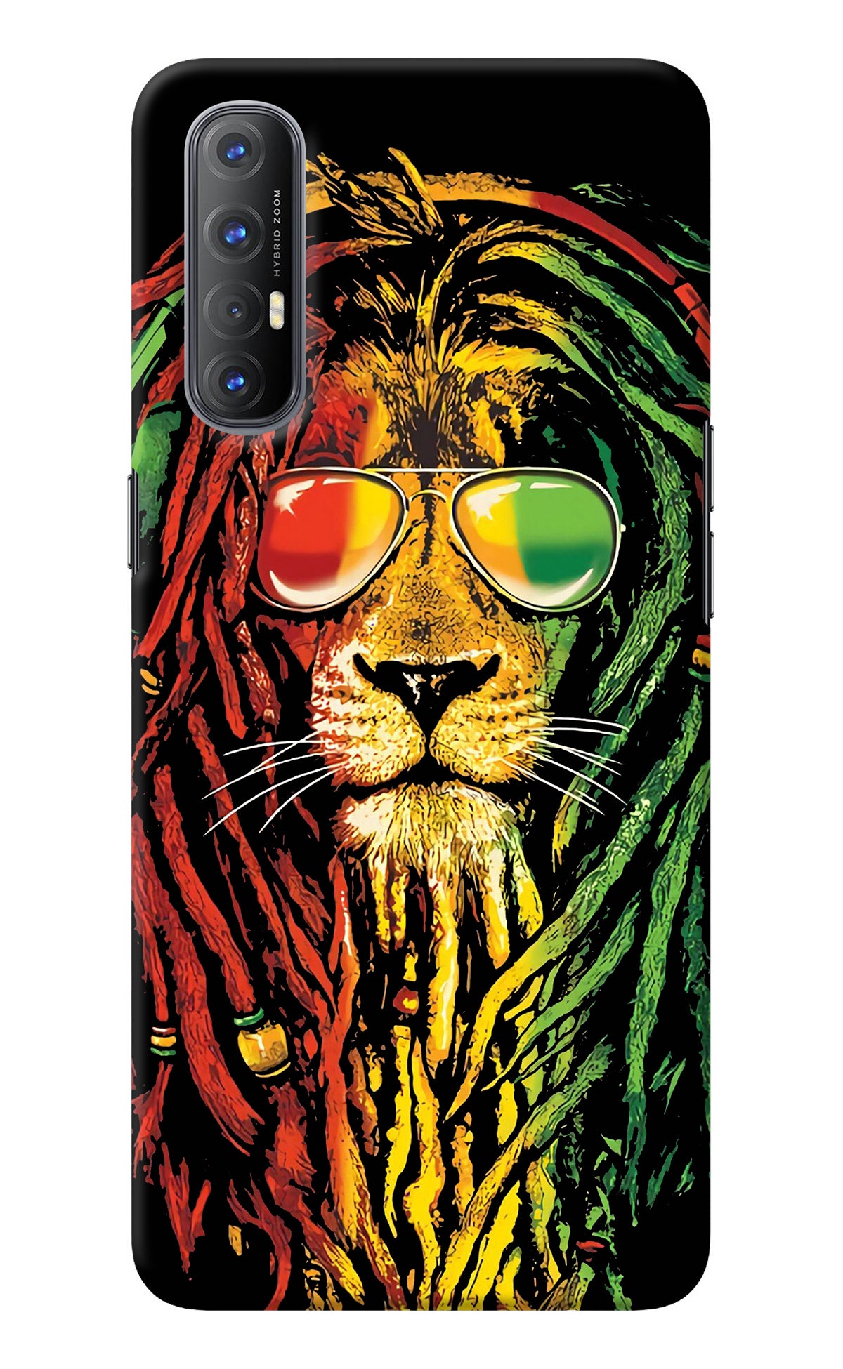 Rasta Lion Oppo Reno3 Pro Back Cover