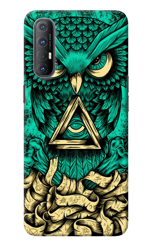 Green Owl Oppo Reno3 Pro Back Cover
