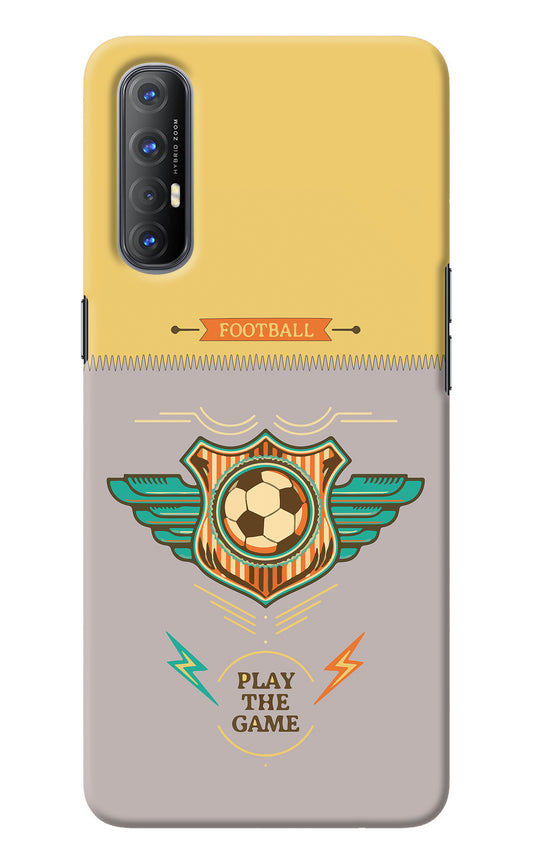 Football Oppo Reno3 Pro Back Cover