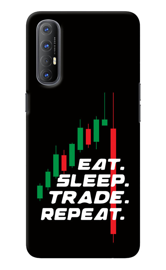 Eat Sleep Trade Repeat Oppo Reno3 Pro Back Cover