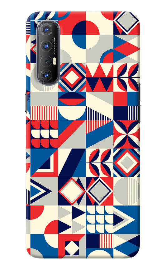 Colorful Pattern Oppo Reno3 Pro Back Cover