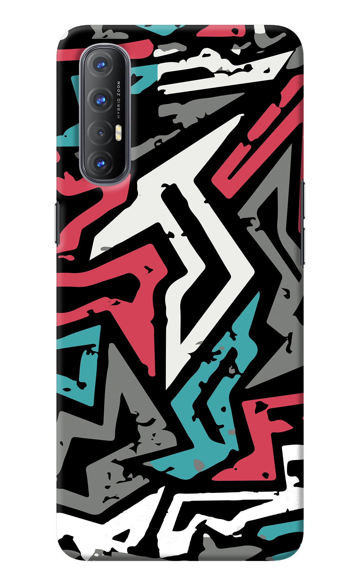 Geometric Graffiti Oppo Reno3 Pro Back Cover