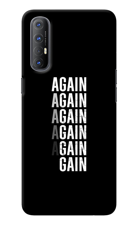 Again Again Gain Oppo Reno3 Pro Back Cover