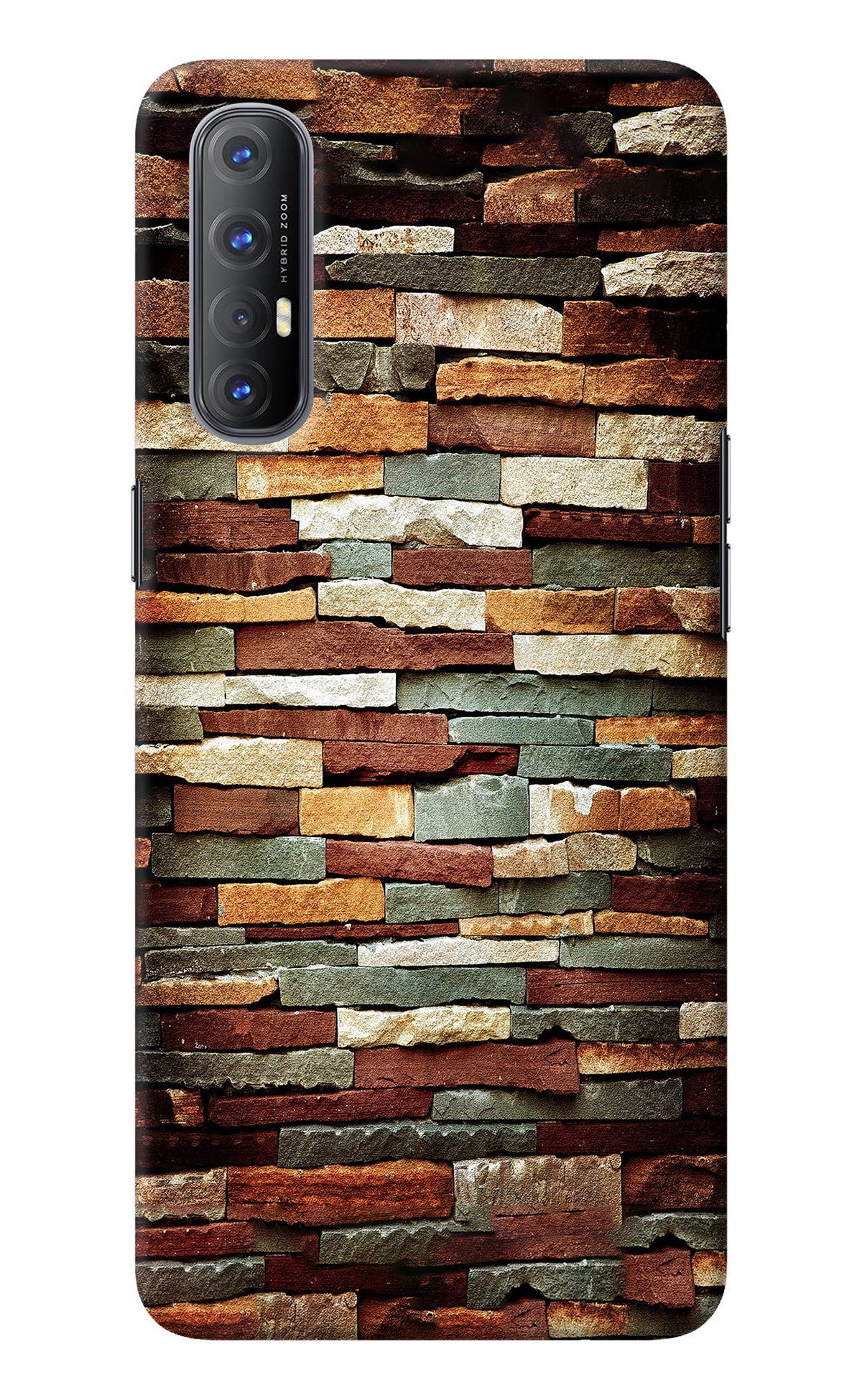 Bricks Pattern Oppo Reno3 Pro Back Cover