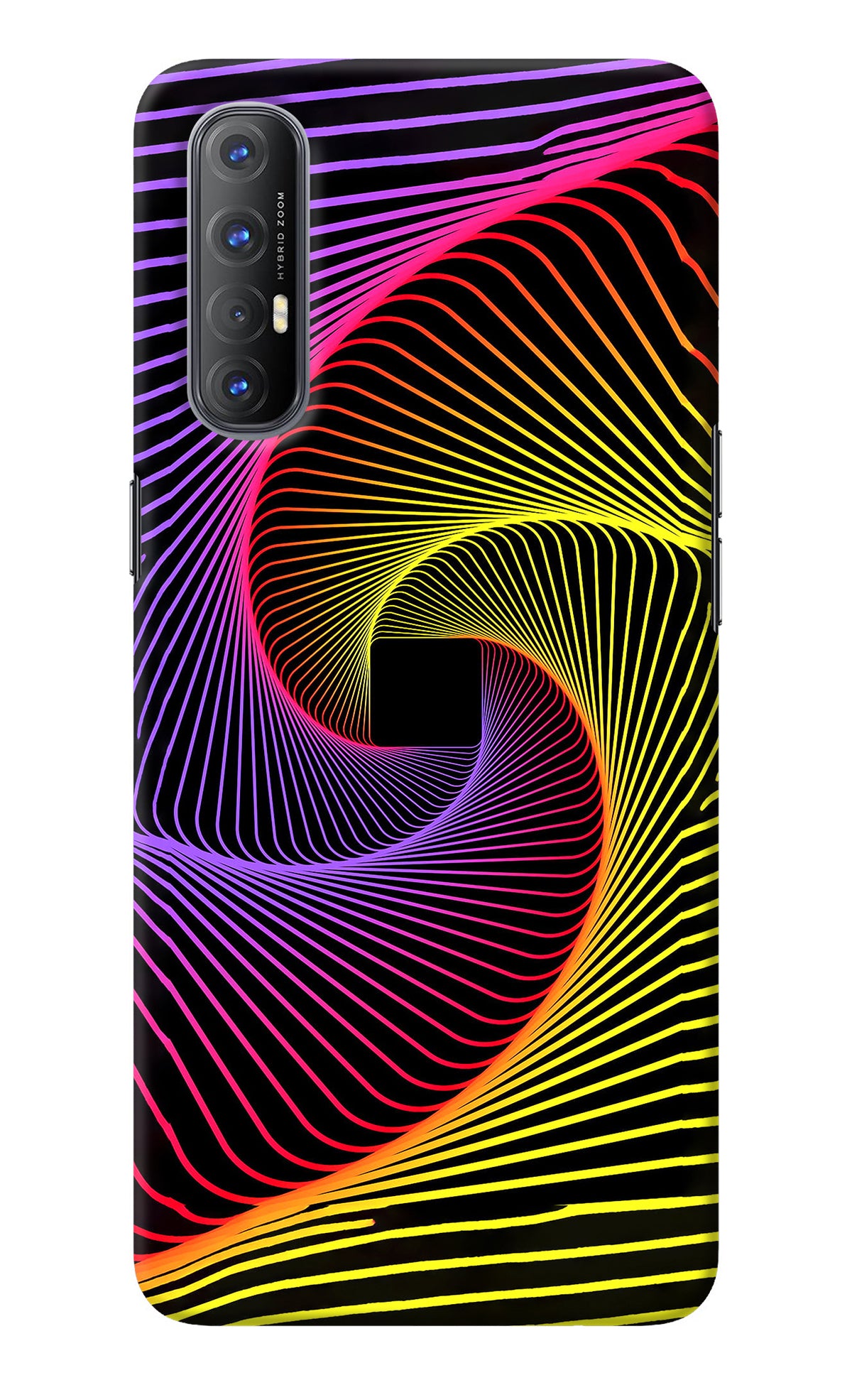 Colorful Strings Oppo Reno3 Pro Back Cover