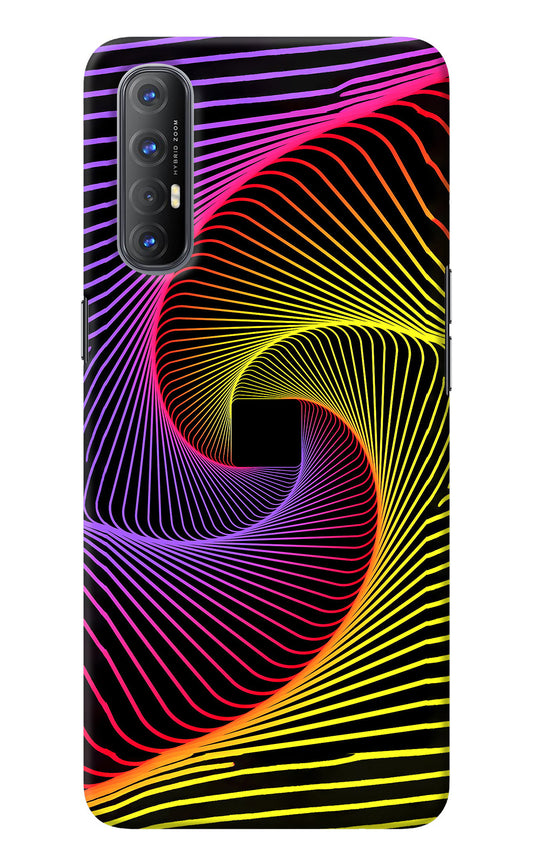 Colorful Strings Oppo Reno3 Pro Back Cover