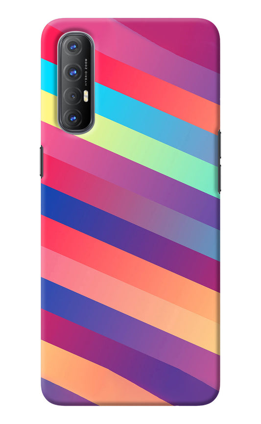 Stripes color Oppo Reno3 Pro Back Cover