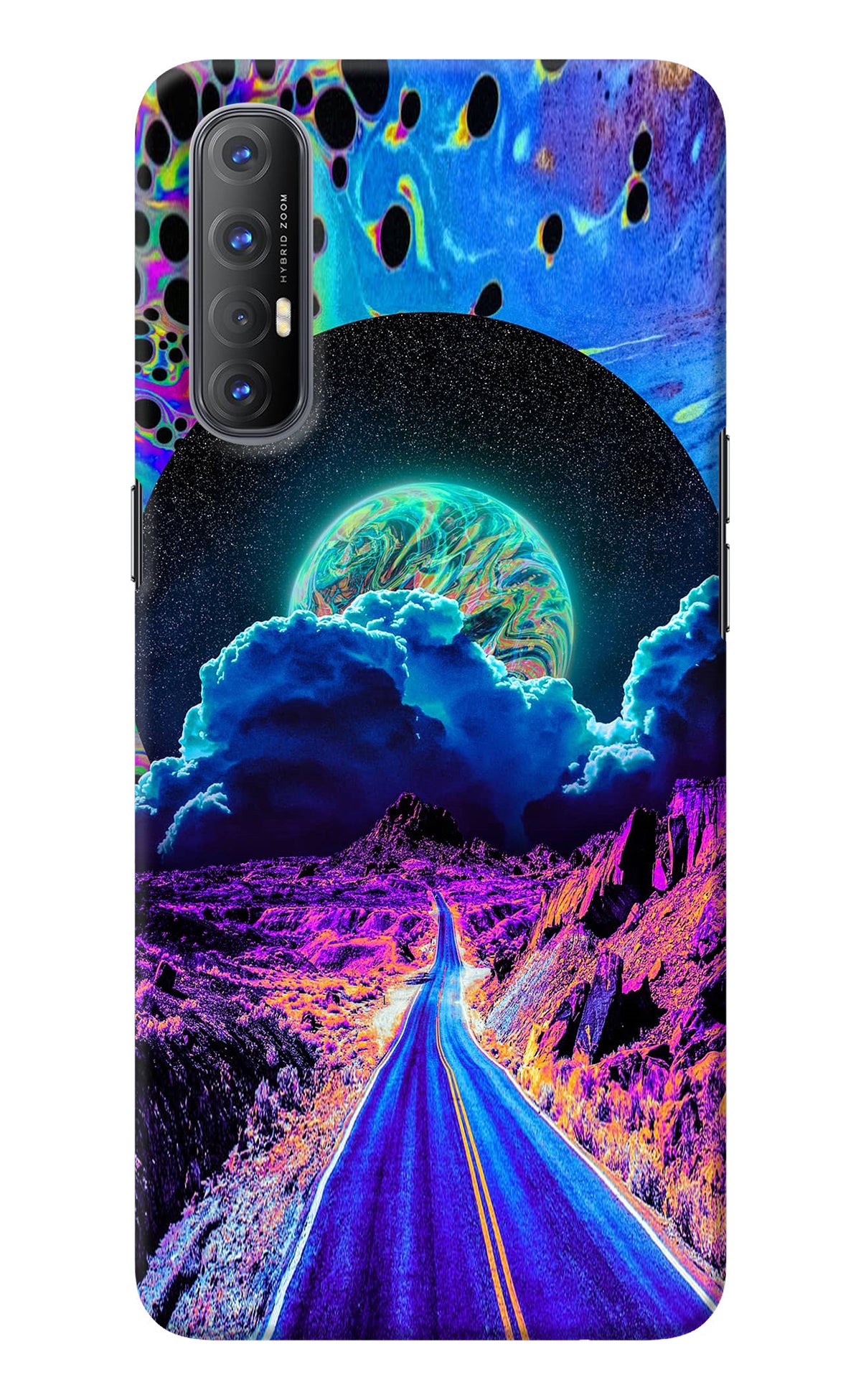 Psychedelic Painting Oppo Reno3 Pro Back Cover