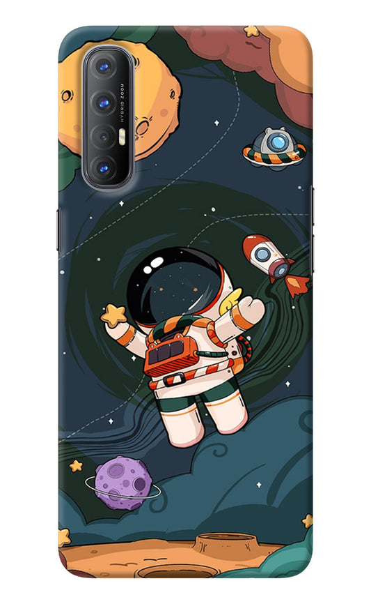 Cartoon Astronaut Oppo Reno3 Pro Back Cover