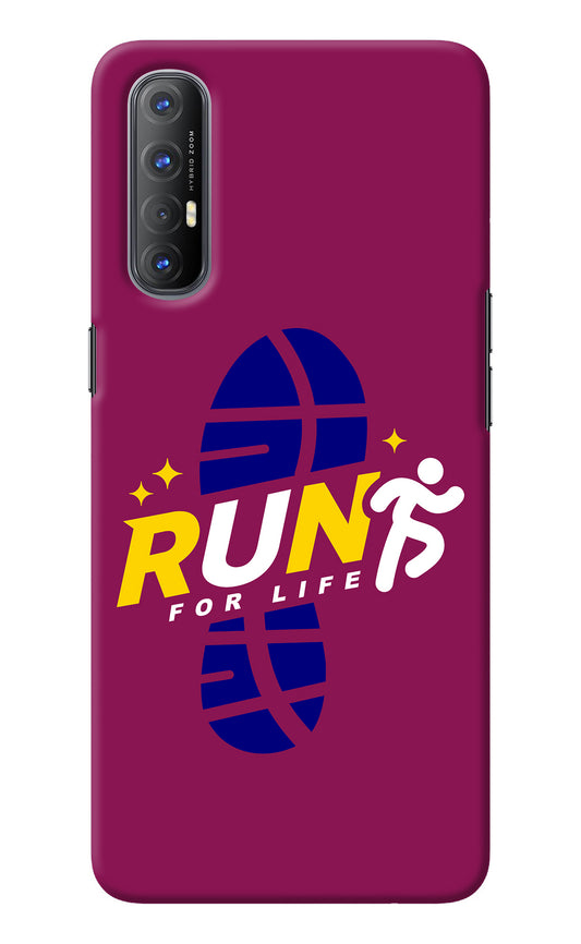 Run for Life Oppo Reno3 Pro Back Cover