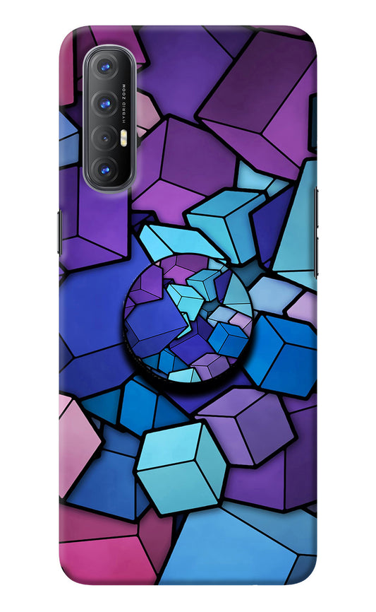 Cubic Abstract Oppo Reno3 Pro Pop Case