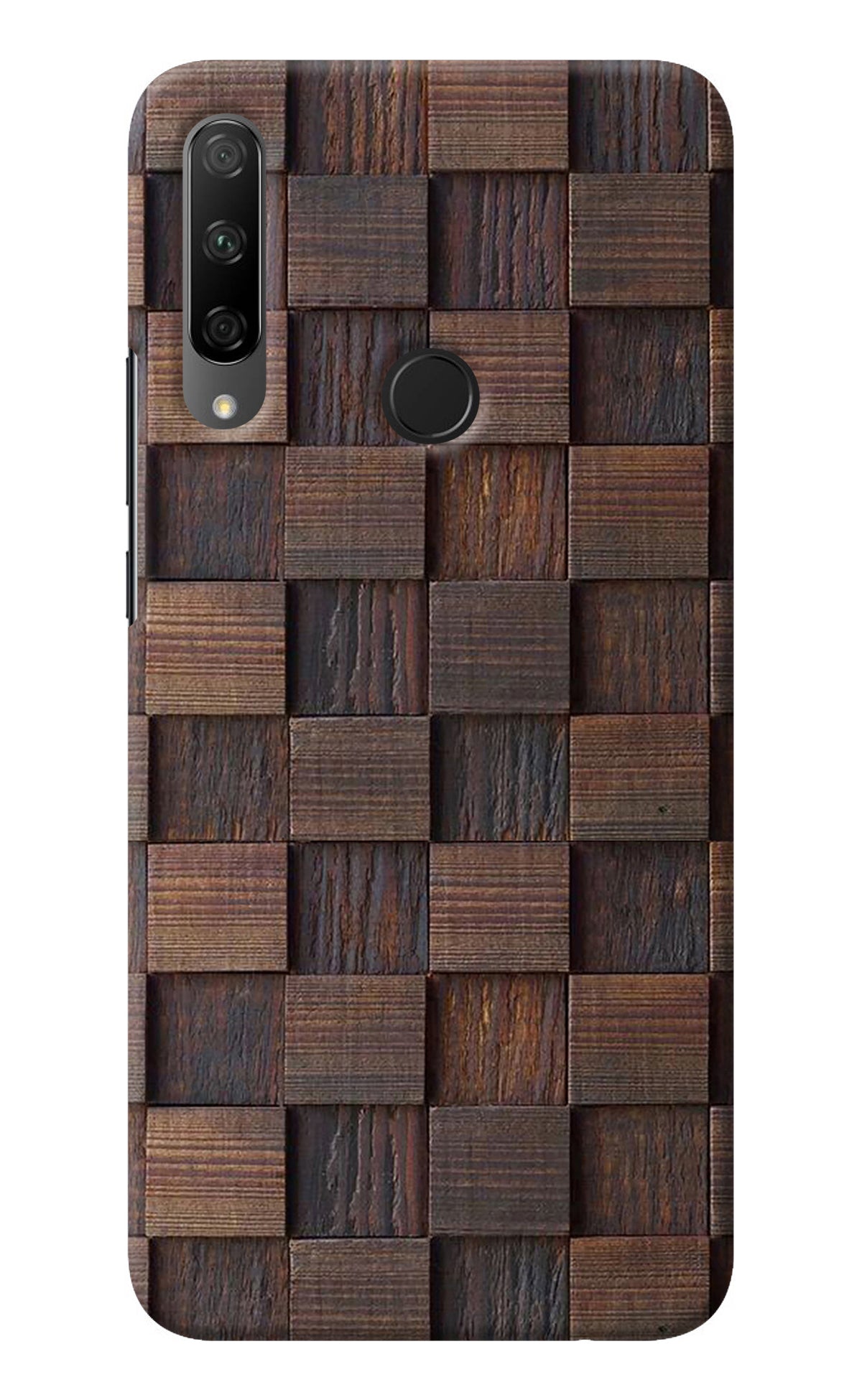 Wooden Cube Design Honor 9X Back Cover