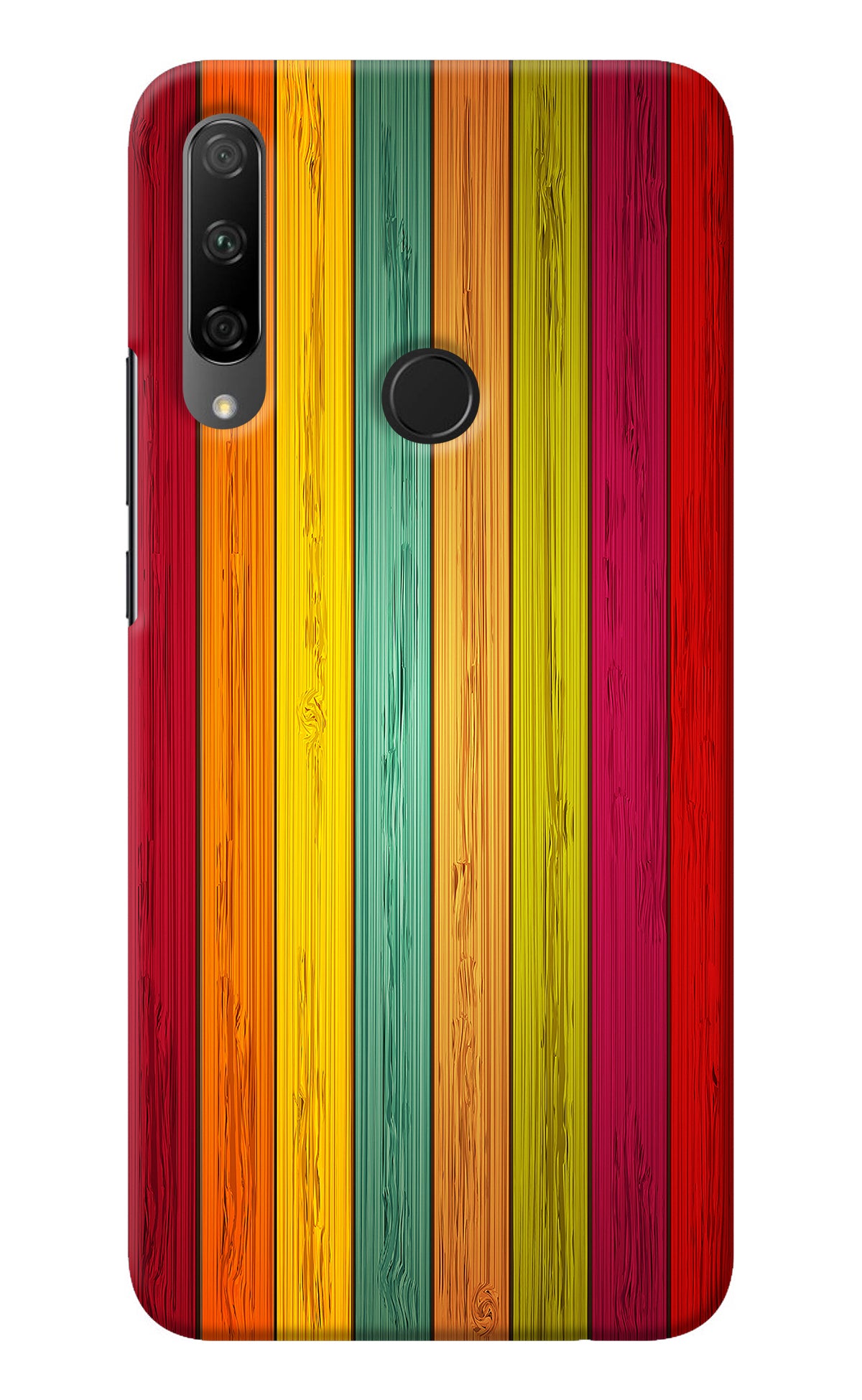 Multicolor Wooden Honor 9X Back Cover