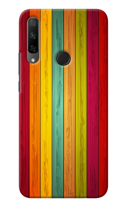 Multicolor Wooden Honor 9X Back Cover